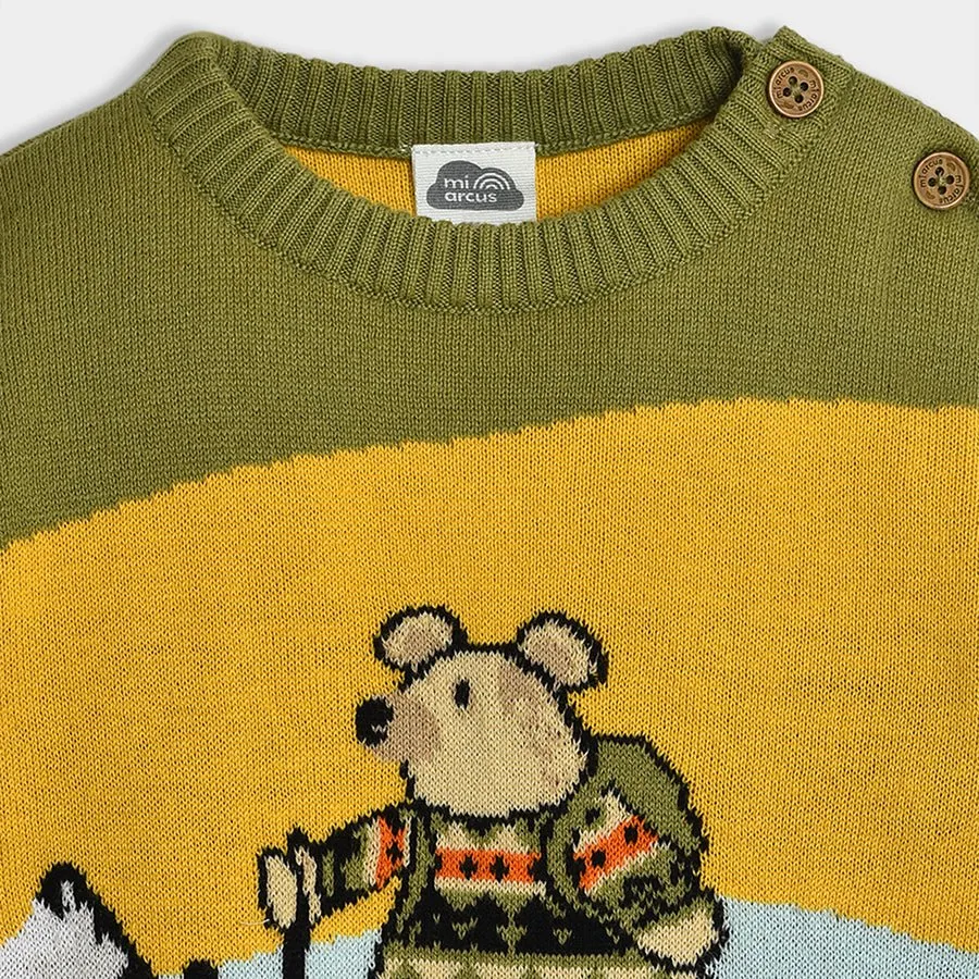 Adventure Bruin Printed Sweater
