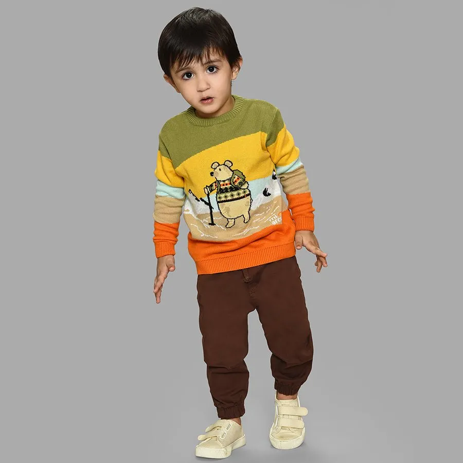 Adventure Bruin Printed Sweater