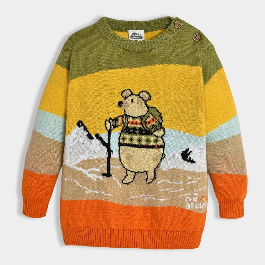 Adventure Bruin Printed Sweater
