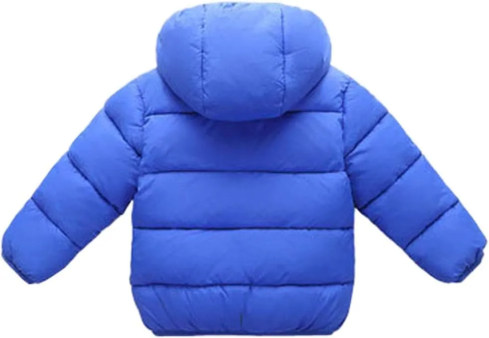 Baby Boys Girls Toddlers Winter Coats Puffer Jacket Hooded Down Snow Jacket Coat Outerwear