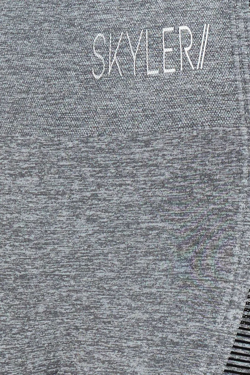 Black Seamless Ombre Activewear Leggings