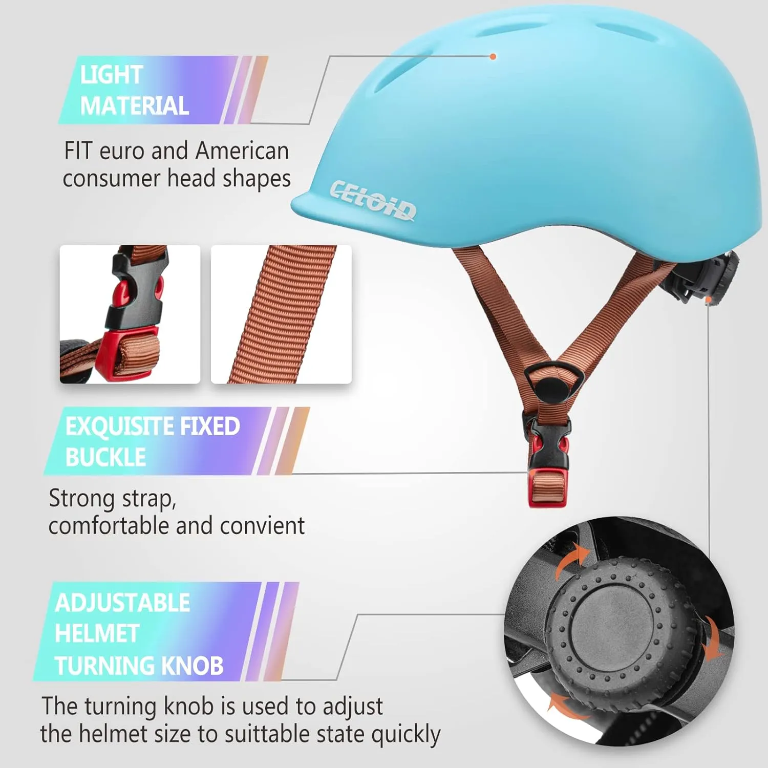 Kids Bike Helmet,Toddler Cyling Helmets for Ages 5-8-9-10-12-14-16Years Youth Boys & Girls,Child Adjustable Multi-Sport Bicycle Skateboard Roller Skate Scooter Balance Skateboarding Helmet
