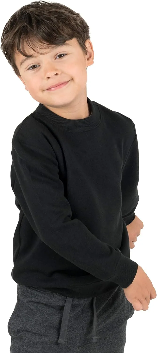 Leveret Long Sleeve Sweatshirt Boys Girls Kids & Toddler Soft & Durable Boys & Girls Clothes (Size 2-14 Years)