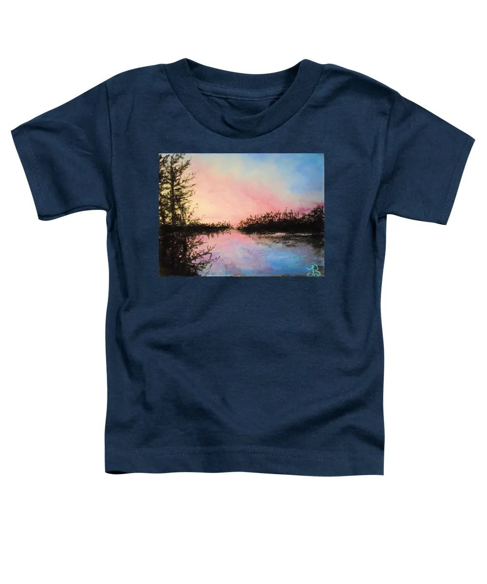 Night Streams in Sunset Dreams  - Toddler T-Shirt