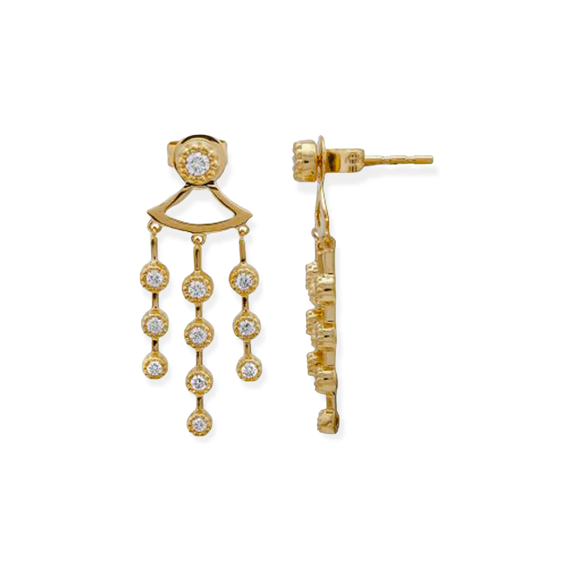 Oh You Fancy Diamond Stud Earring Jacket