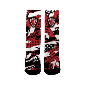 Peter's Township Girls Lacrosse Freedom Socks