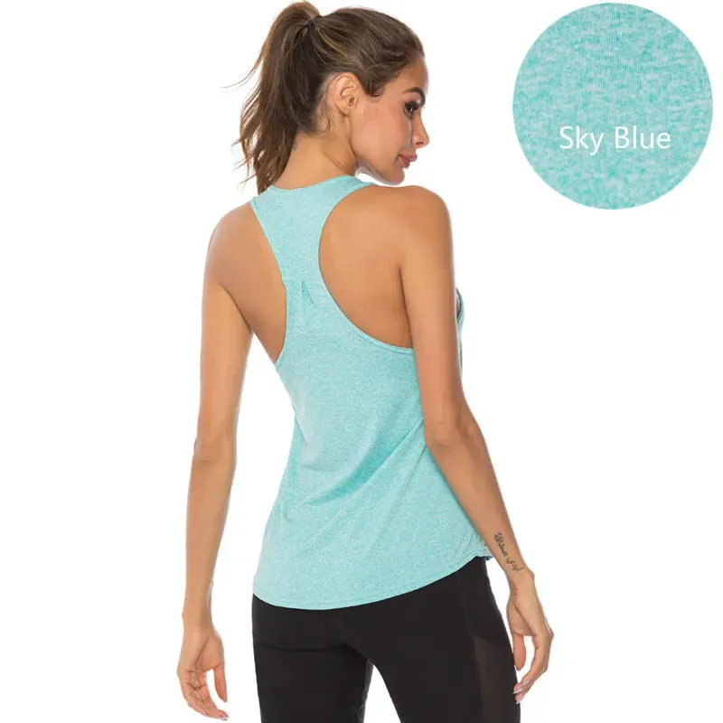 Quick-Dry Sleeveless Fitness Tank Tops