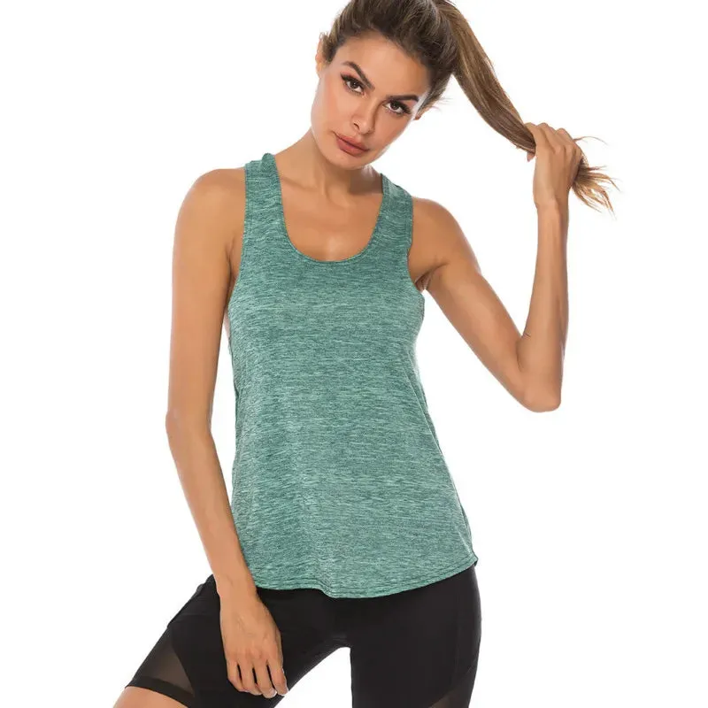 Quick-Dry Sleeveless Fitness Tank Tops