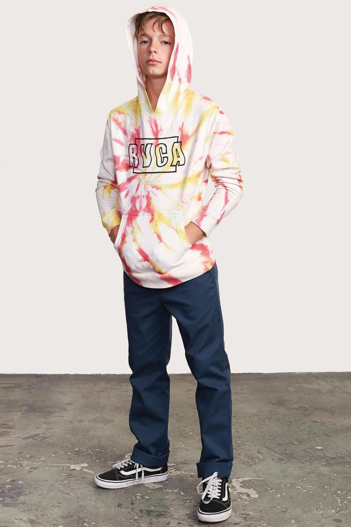 RVCA Switch Tie Dye Boys Hoodie - Multi