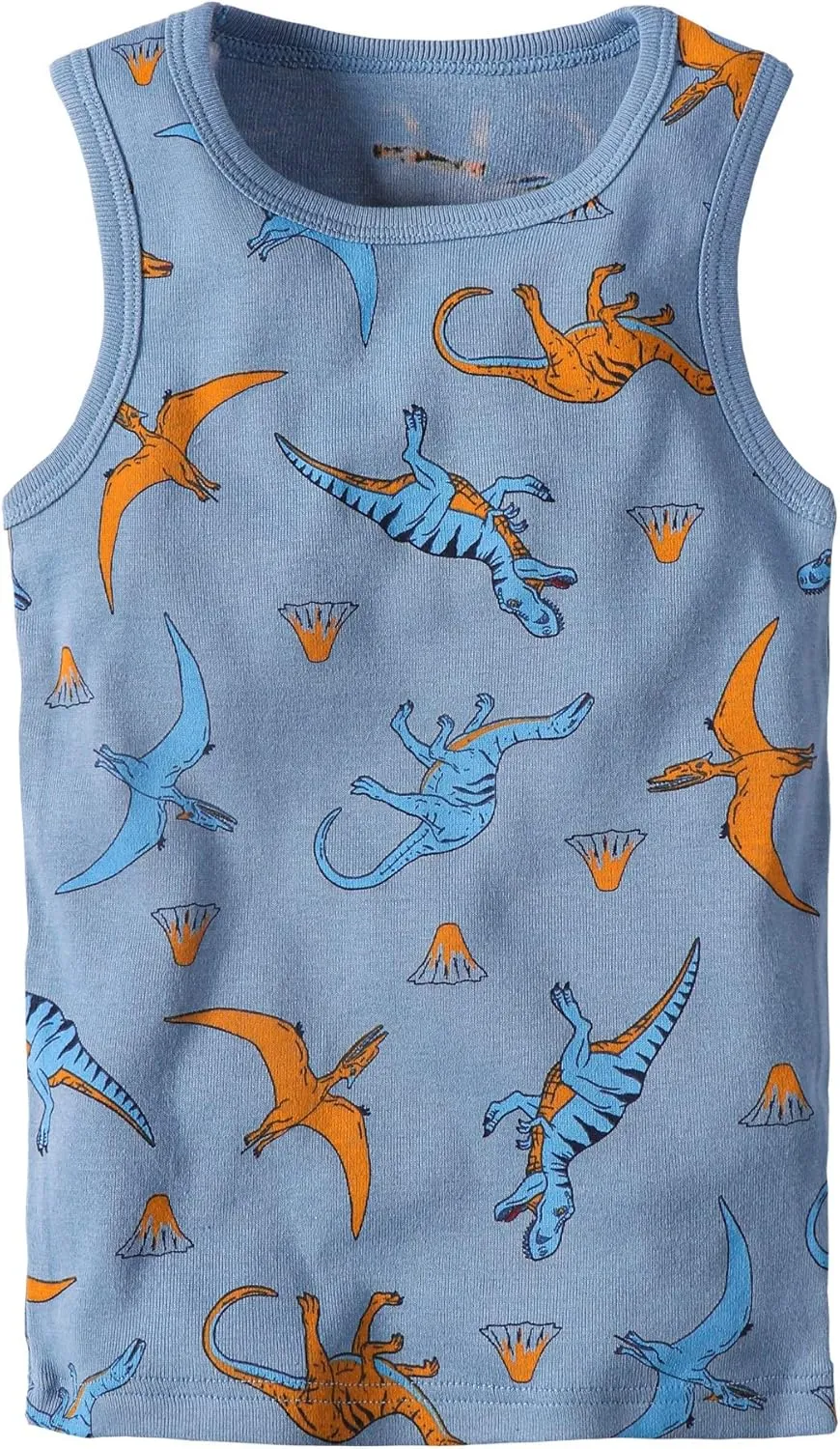 Toddler Baby Boys Tank Soft Cotton Sleeveless Top Undershirts Pack of 3