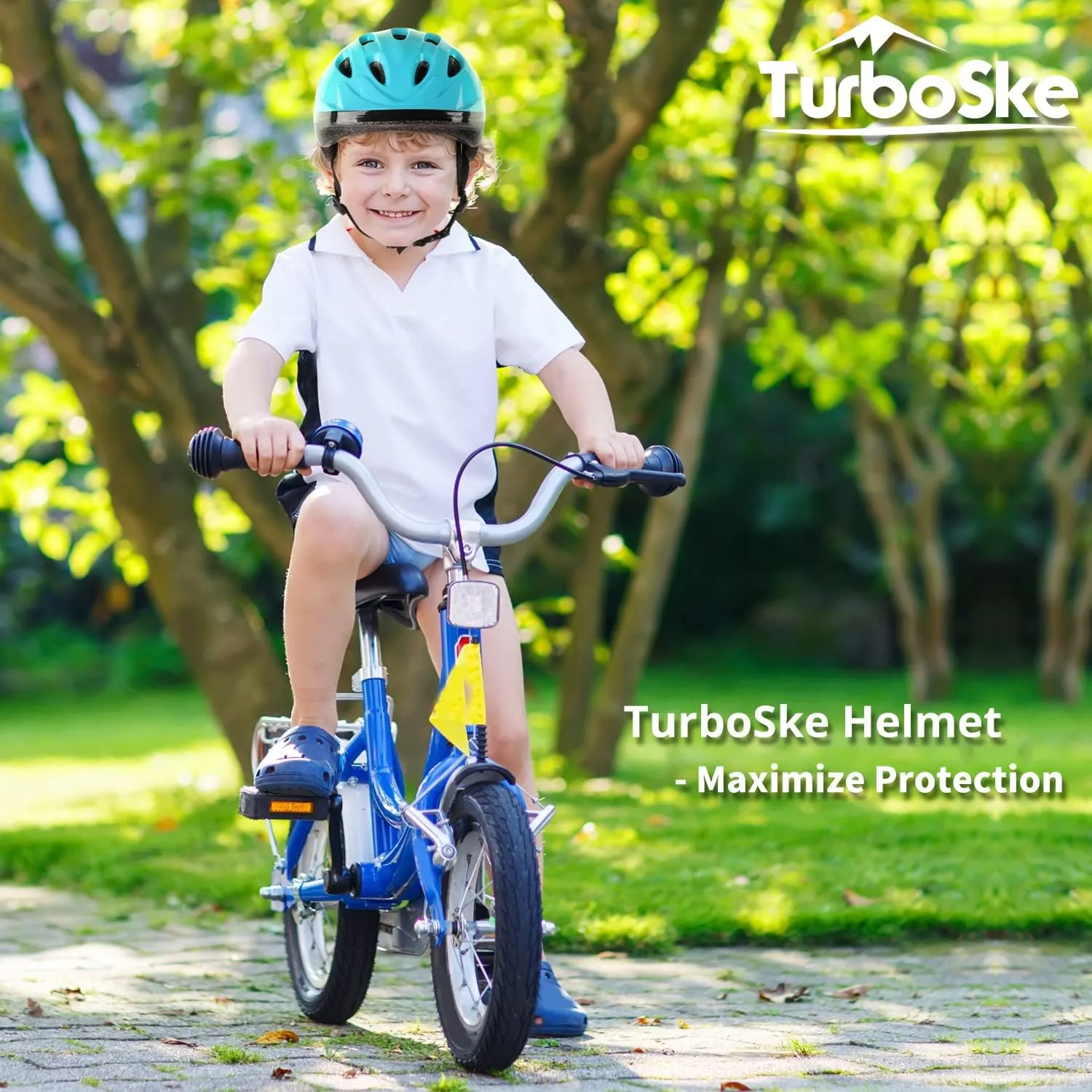 Toddler Kids Bike Helmet, Multi-Sport Helmet Size Adjustable for Boys and Girls
