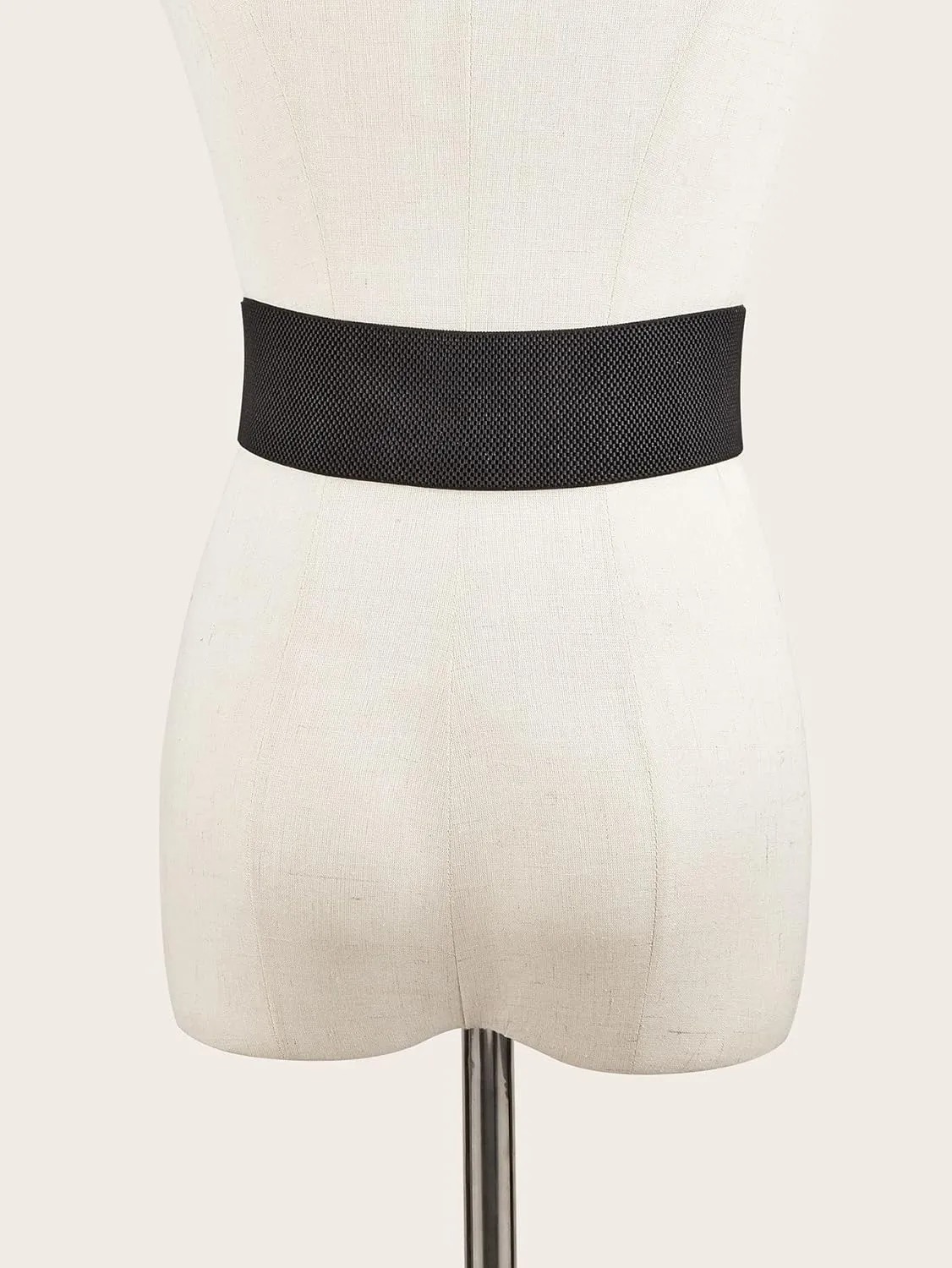 Verdusa Women's Snake Buckle Faux Leather Elastic Wide Belt Corset
