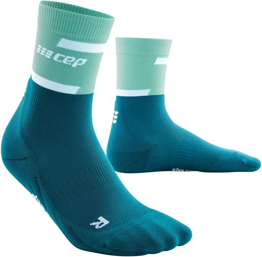 Womens Crew Cut Athletic Performance Running Sock - CEP Mid Cut Socks