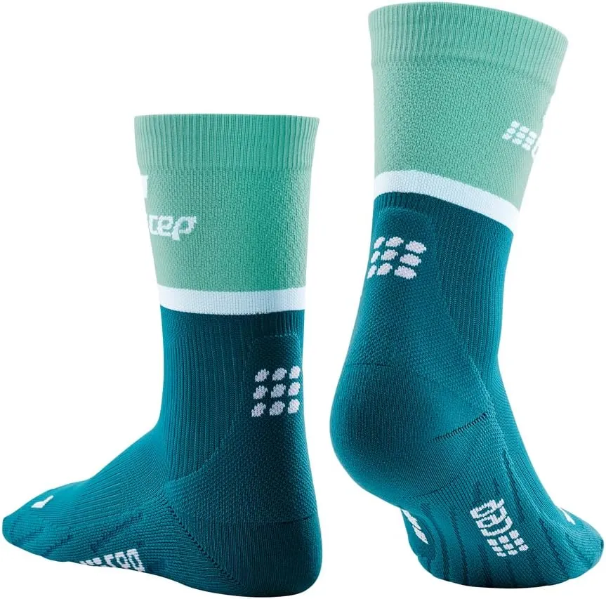 Womens Crew Cut Athletic Performance Running Sock - CEP Mid Cut Socks