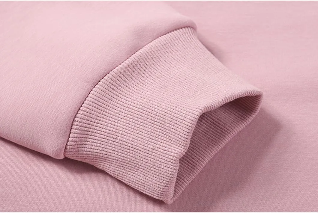 Womens Hooded Sweatshirt Fleece Sherpa Lined Hoodies Winter Causal Loose Fit Pullover